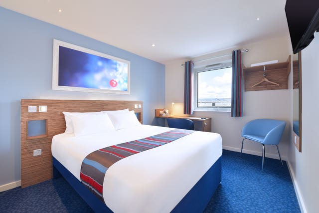 Interior of a Travelodge hotel room