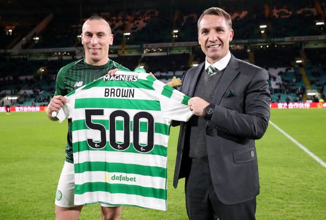 Scott Brown recently made his 500th Celtic appearance
