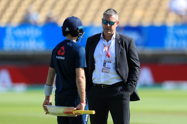 ECB director of cricket Ashley Giles (right) has briefed players.