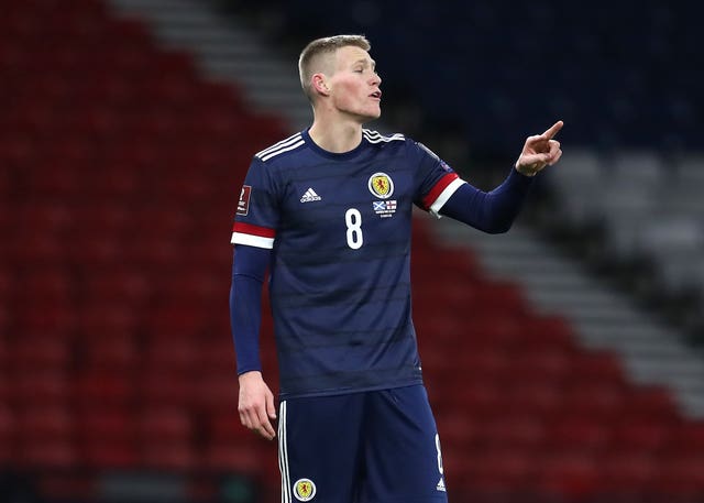 Manchester United midfielder Scott McTominay was one of several Scotland players singled out for praise by Rice.