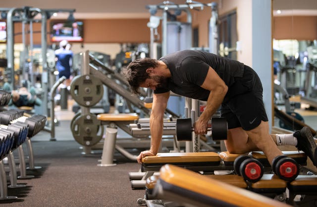 Gym goers at David Lloyd health club in Leicester