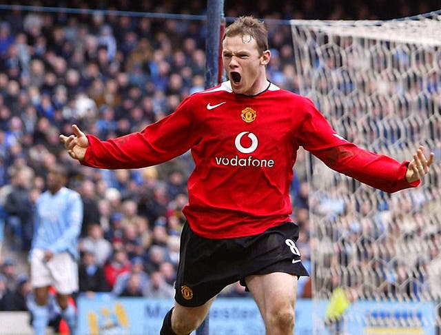 Wayne Rooney scored some memorable goals as a teenager at Manchester United.