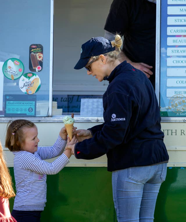 Zara and Mia Tindall