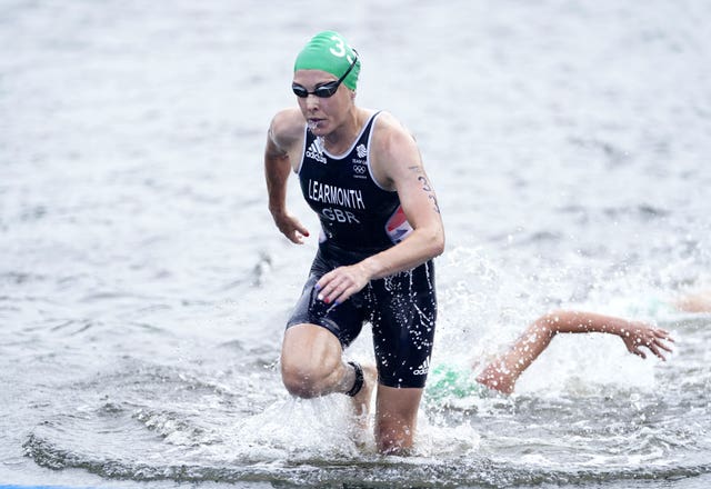Jess Learmonth set a fierce pace on the swim