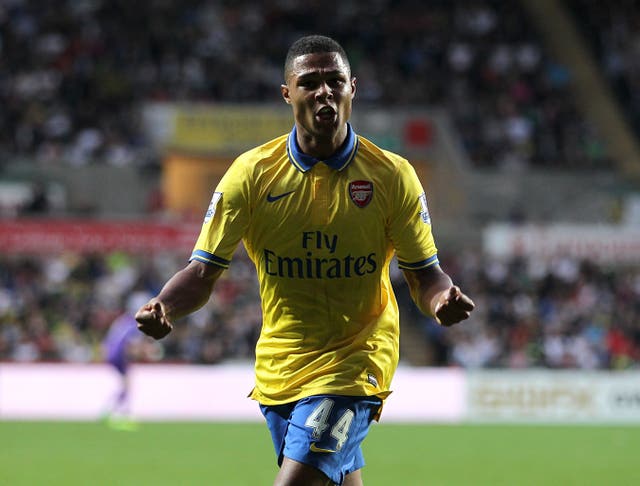 Serge Gnabry scored his only Premier League goal against Swansea in September 2013