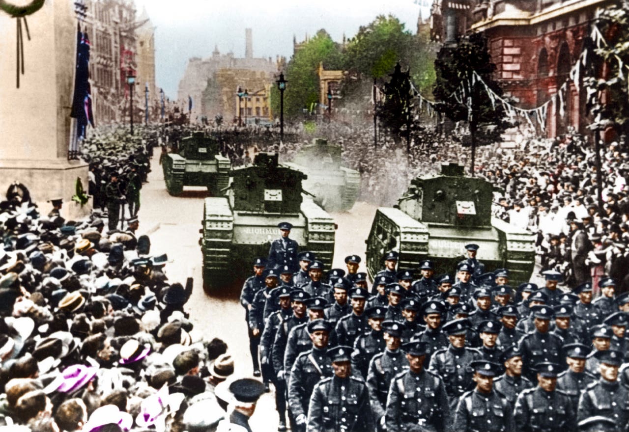 These Remarkable Images Show The End Of The First World War In Colour