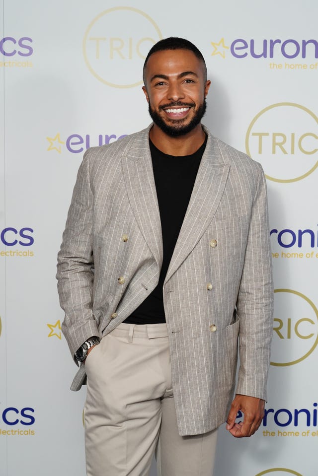 Tyler West at the Tric awards 2025