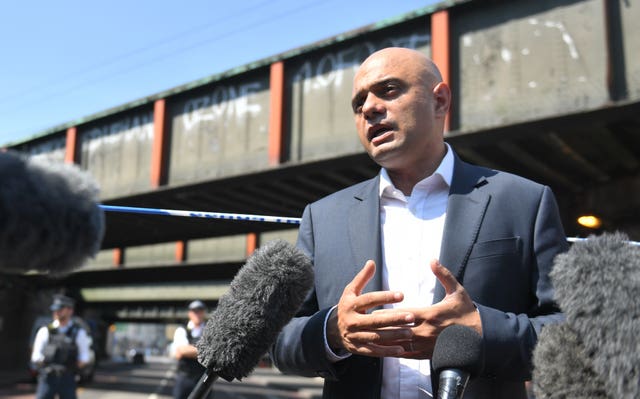 Sajid Javid (Victoria Jones/PA)