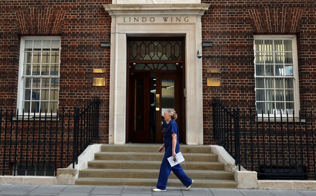The Lindo Wing, where the Duchess of Cambridge is having her baby (PA)