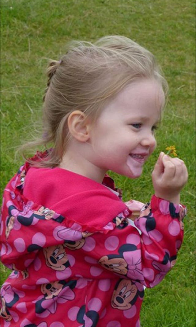 Violet-Grace Youens was killed in a road accident