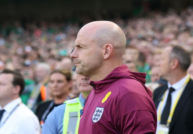 Lee Carsley unaffected by national anthem furore after opening win with England