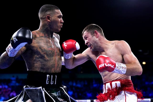 Conor Benn, left, has not fought since April last year (Zac Goodwin/PA)