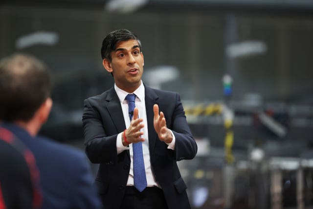 Prime Minister Rishi Sunak holds a Q&A session with local business leaders in Northern Ireland