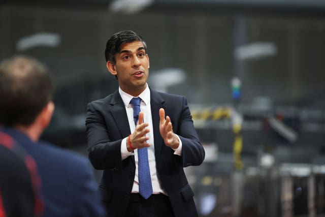 Prime Minister Rishi Sunak holds a Q&A session with local business leaders  in Northern Ireland