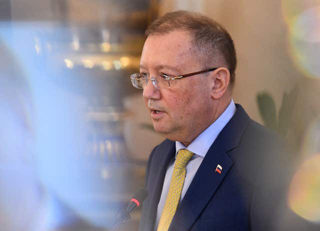 Russian ambassador Alexander Yakovenko