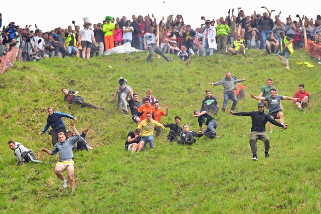 Cheese Rolling Race