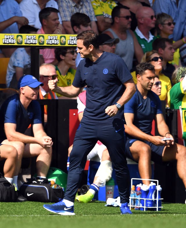 A first victory in his new role came in August 2019, when his side defeated Norwich 3-2 