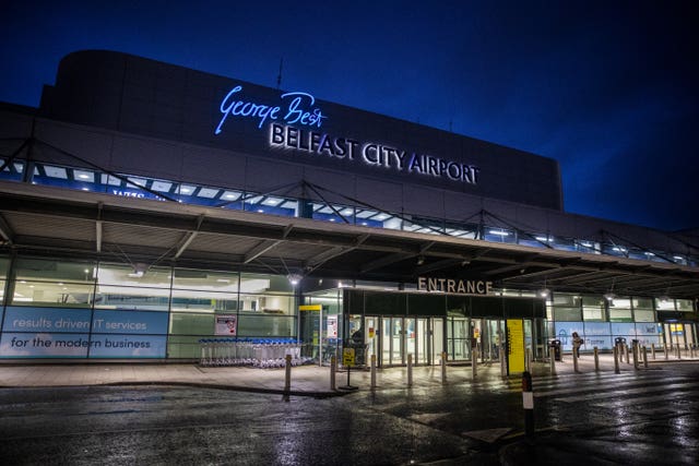 Several flights from George Best City Airport to UK airports have been cancelled
