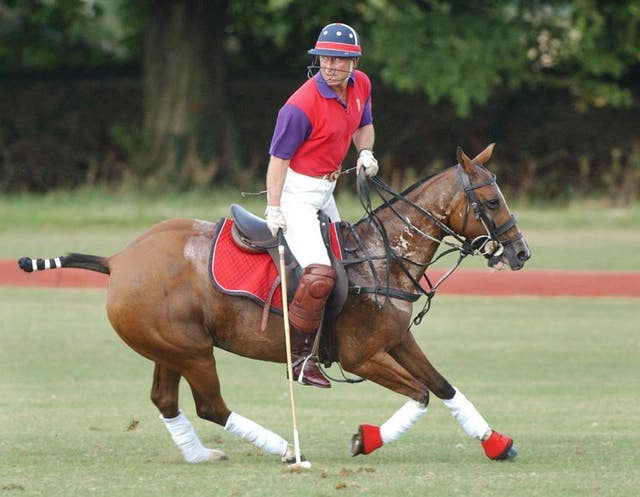 Playing polo