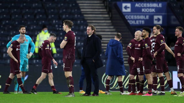 Hearts manager Robbie Neilson was proud of his team''s efforts