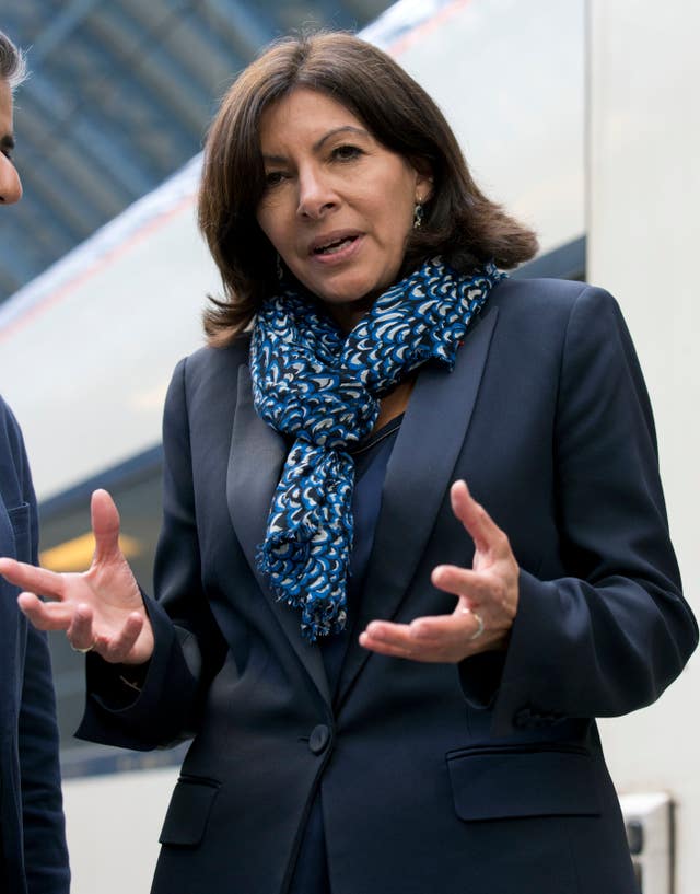 Mayor of Paris Anne Hidalgo (Yui Mok/PA).