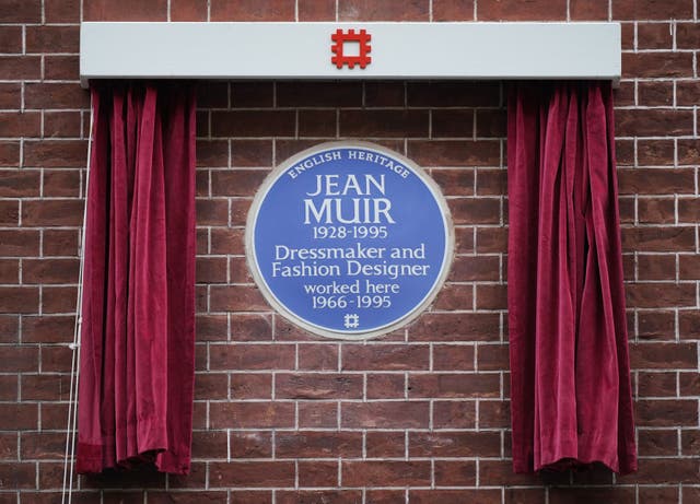 Jean Muir Blue Plaque