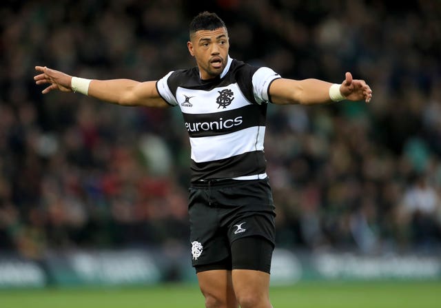 Luther Burrell in action for the Barbarians against Northampton in November