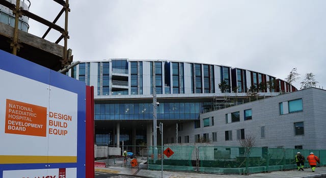 A view of the new National Children’s Hospital in Dublin