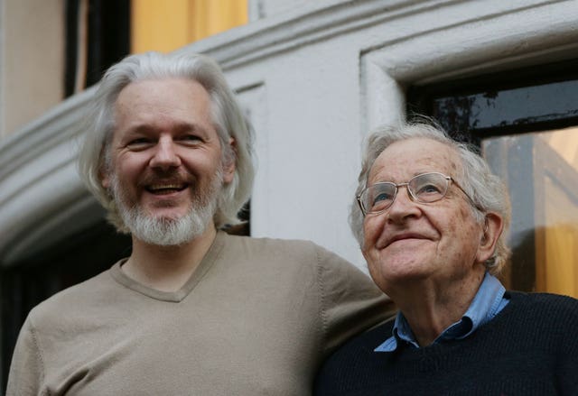 Julian Assange meets Noam Chomsky