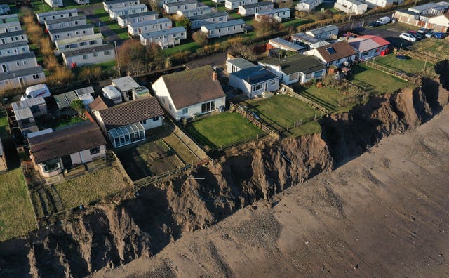 Coastal erosion