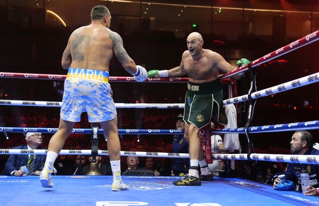 Tyson Fury was criticised for showboating against Oleksandr Usyk 