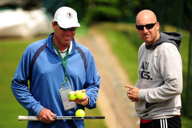 Lendl and fitness trainer Jez Green (right) worked together as part of Murray's team
