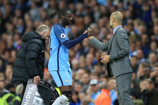 Toure had a spell frozen out of the side after Guardiola took charge