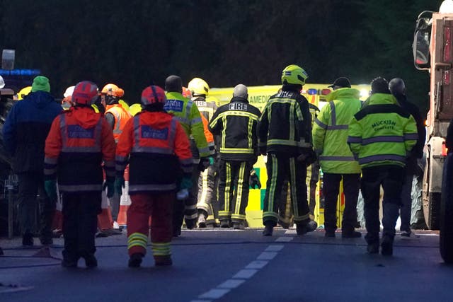 Explosion at Donegal service station