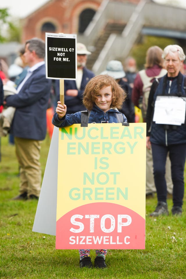 Sizewell C protest