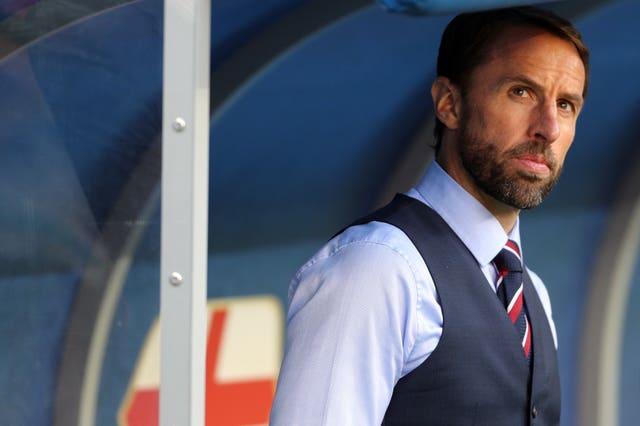 Gareth Southgate made eight changes for the Belgium match (Owen Humphreys/PA).