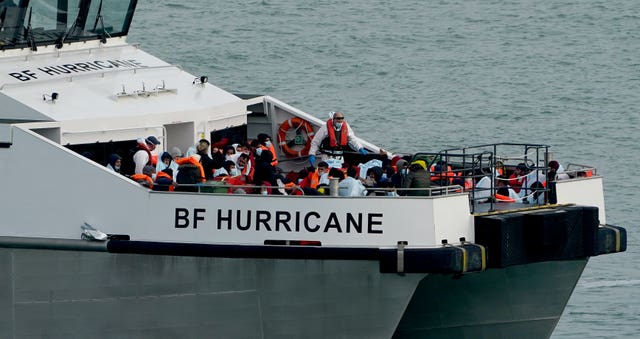 Incidents crossing the Channel by migrants