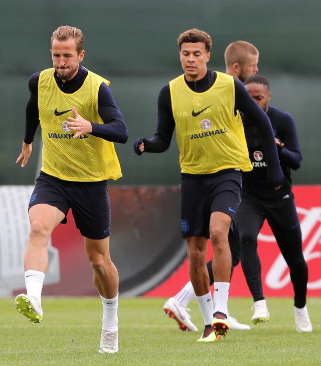 Harry Kane and Dele Alli were among Spurs' World Cup contingent