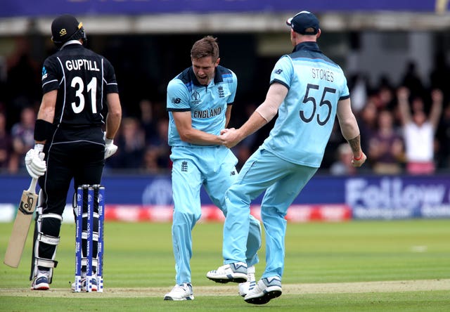 Martin Guptill (left) chose to review his LBW