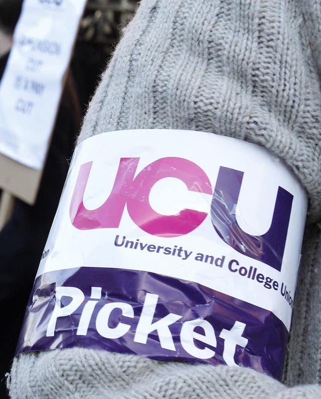 Around 61 universities could face disruption if UCU pushes ahead with industrial action. (Peter Byrne/PA)