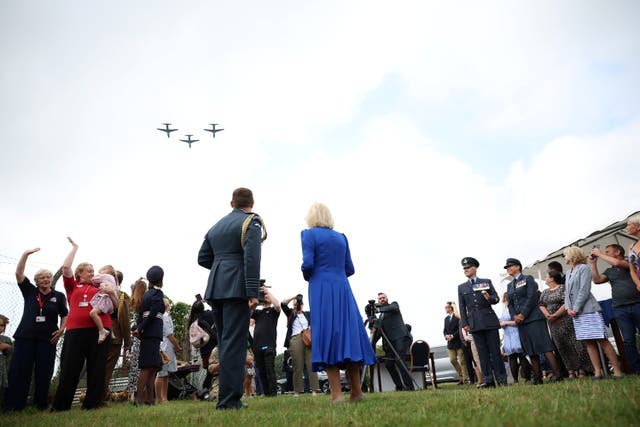 Queen visit RAF Leeming