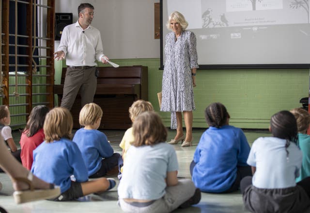 Duchess of Cornwall visits Ivydale Primary School