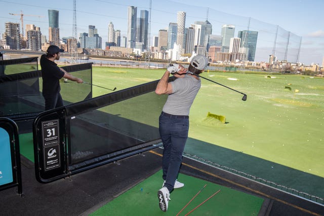 Back on the driving range 