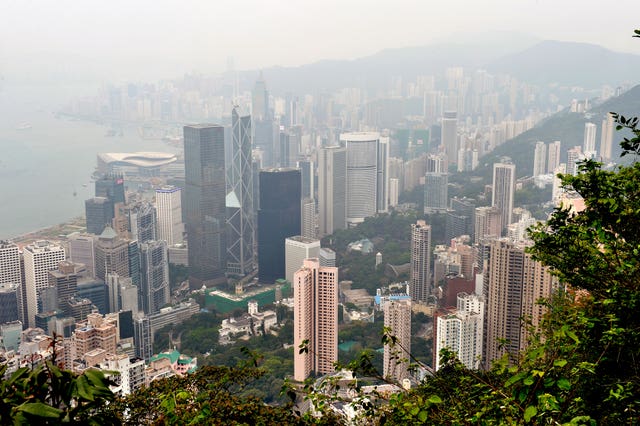 A view of Hong Kong