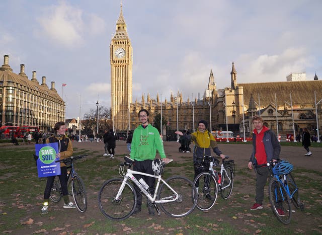 Save Soil Campaign cycle ride