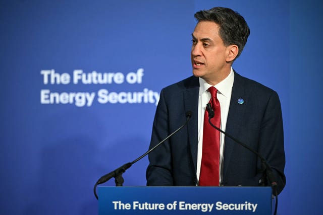 Ed Miliband at the future of energy security summit