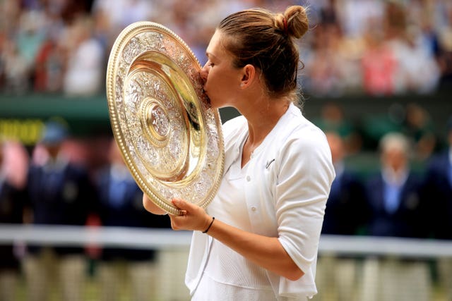Halep became the first Romanian to win the Wimbledon title