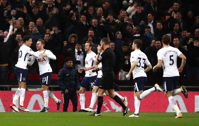 Eriksen and his Tottenham team-mates opened the scoring against Manchester United without their opponents touching the ball.