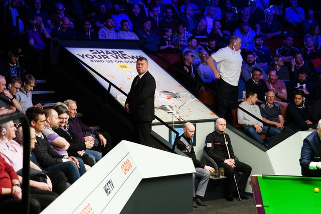 Extra security on duty during Tuesday's matches at The Crucible