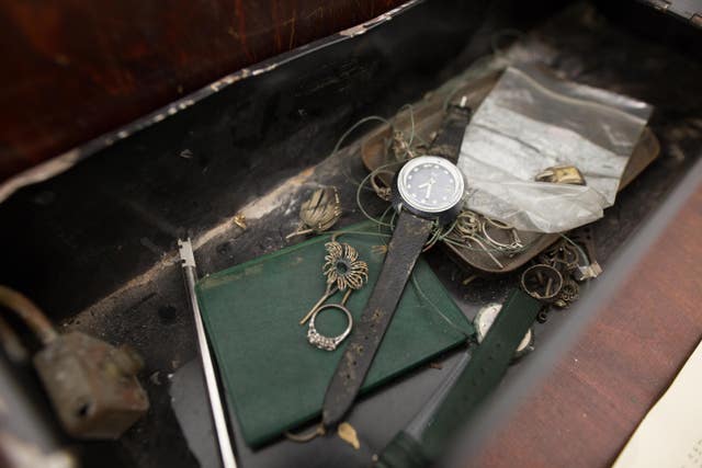 An abandoned safety deposit box (David Parry/PA)